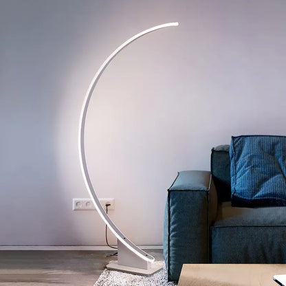 Elieten Led Modern Corner Floor Lamps With Table Standing Light